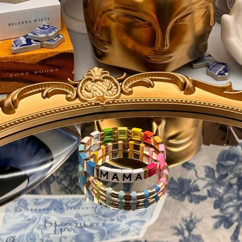 🆕 ROXANNE ASSOULIN 🧿 Set of Two Bracelets - MAMA Rainbow Bracelets - Picture 4 of 16